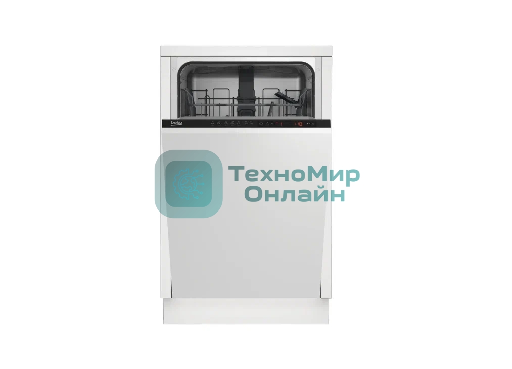 Встраиваемая посудомоечная машина Beko BDIS1W961, белый, 44.8 см, 9 компл., 55 дБ, класс A