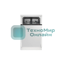 Встраиваемая посудомоечная машина Beko BDIS1W961, белый, 44.8 см, 9 компл., 55 дБ, класс A