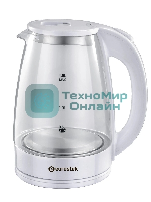 Чайник электрический Eurostek EEK-2035 1.8 л, 1500 Вт, белый