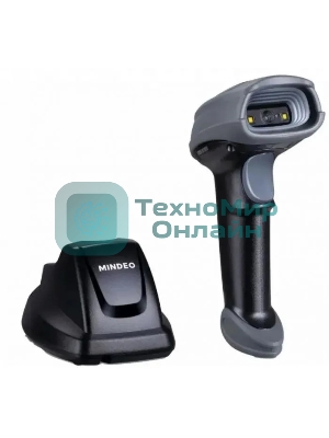 Сканер штрих-кода ручной Mindeo CS2291-HD RF 1D/2D, беспроводной, 450 скан/сек, USB, Bluetooth, темно-серый