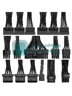 Блок питания 650W ExeGate 80 PLUS® GOLD 650VSP FС (ATX3.0, APFC, КПД 90% (80 PLUS Gold), 120мм fan, 24pin, 2x(4+4)pin, PCIE5.0/12VHPWR, 2xPCI-E, 6xSATA, 3xIDE, 1xFDD, Full Cable Management, black, Color box)