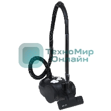 Пылесос Centek CT-2514 черный, 380/2100 Вт, уборка сухая, пылесборник мешок 2.5 л