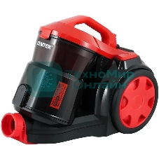 Пылесос Centek CT-2536 черный/красный, 420/2400 Вт, уборка сухая, пылесборник контейнер 2 л