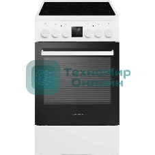 Плита электрическая Maunfeld MEC57CW08TD белый, конфорок 4 шт, духовка 59 л, 50 см x 85 см x 60 см