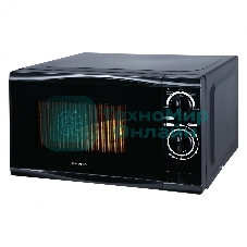 Микроволновая печь SUPRA 20MB75 черный, 20 л, 700 Вт, переключатели - поворотный механизм