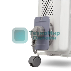 Обогреватель масляный Ballu CUBE BOH/CB-05W (5 секций), белый, 1000 Вт, 15 м2, механический термостат