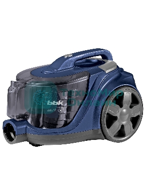 Пылесос BBK BV1901 синий/серый, 400/2200 Вт, уборка сухая, пылесборник контейнер 3 л