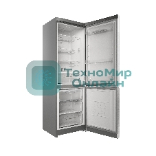 Холодильник Indesit ITS 5180 XB нержавеющая сталь двухкамерный 220/78л морозилка снизу, No Frost