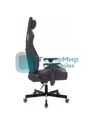 Кресло Knight OUTRIDER черный, экокожа, 120 кг, механизм качания