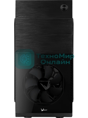 Компьютерный корпус Aerocool/Formula Cs-105, mATX, без БП, 187x361x355мм (ШxГxВ), USB 3.0 x1, USB 2.0 x1, металл 0,5мм, 120-мм вентилятор в комплекте, черный