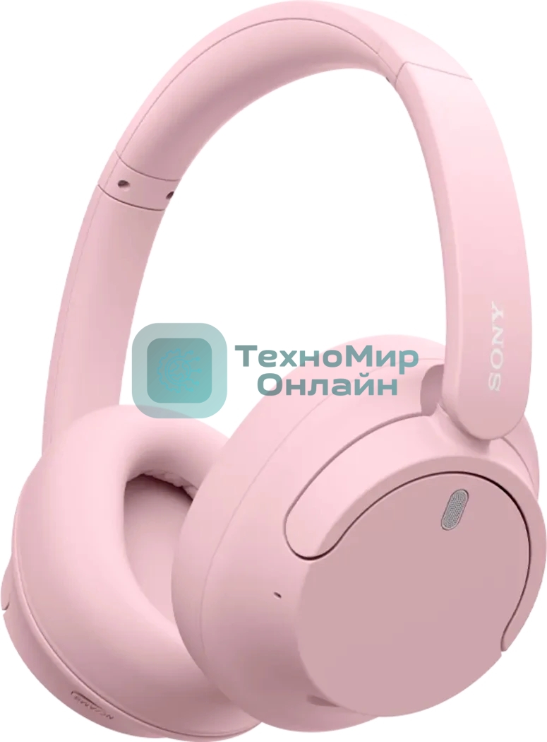 Беспроводные/проводные наушники SONY WH-CH720N розовый, полноразмерные, Bluetooth + проводной, активное шумоподавление, до 50 ч