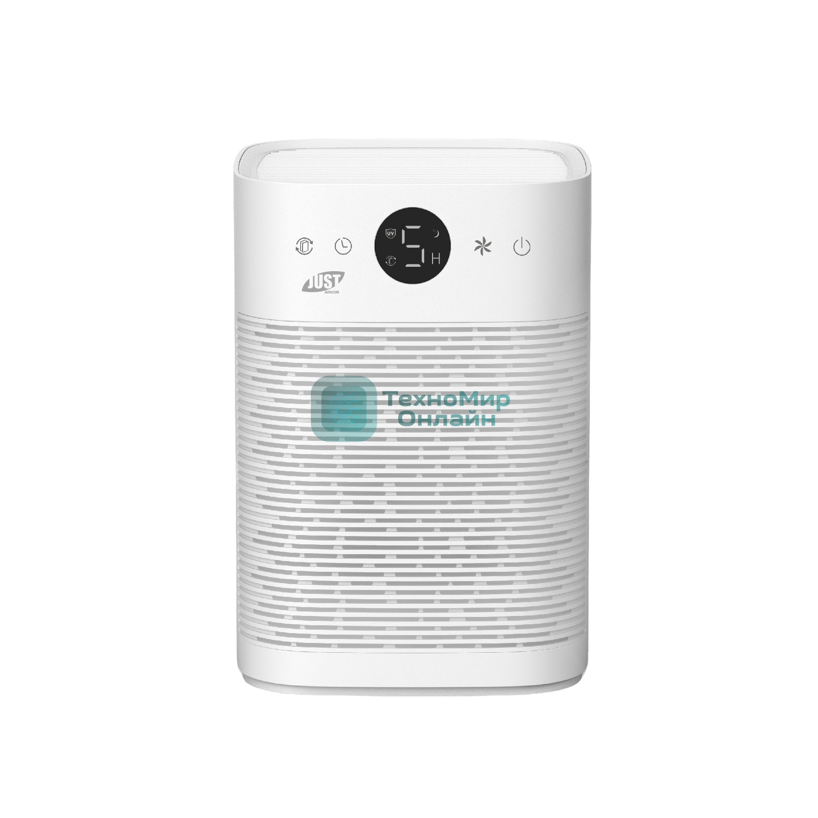 Очиститель воздуха Just Aircon JSA-10A2DW белый, 12 м², HEPA-фильтр, угольный фильтр