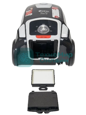 Пылесос IDEAL VC-2000 черный, 450/2000 Вт, уборка сухая, пылесборник мешок 2,3 л