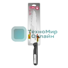 Нож Rondell Bayoneta RD-1570 стальной поварской лезв. 200 мм черный блистер