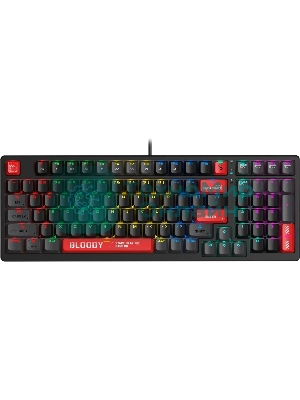 Клавиатура проводная A4Tech Bloody S98 (S98 RED) USB черный/красный
