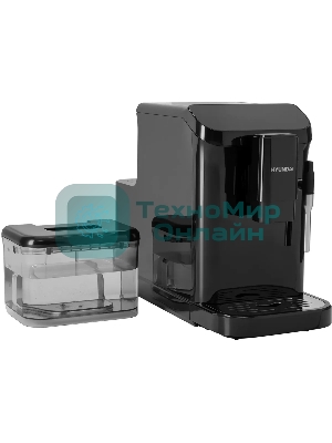 Кофемашина автоматическая Hyundai HAM-4001 черный, исп. кофе - молотый, 1.5 л, 1350 Вт, 20 Бар
