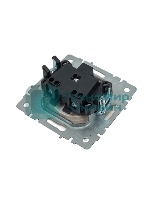 Розетка 1-местная IEK BRITE РС10-1-0-БрЖ без заземления, без защитных шторок, 10А, жемчуг