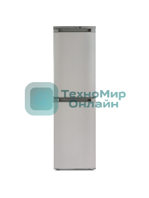 Холодильник Бирюса M420 металлик двухкамерный 125/80л морозилка снизу