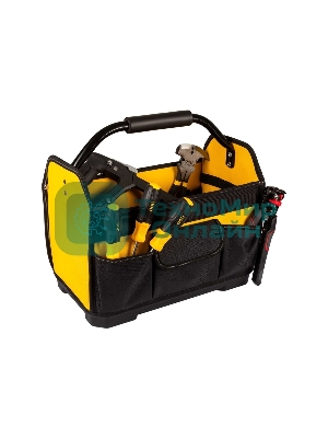 Сумка для инструментов каркасная с жестким пластиковым дном Deli DL586111 7 карманов, без плечевого ремня, ткань Оксфорд 600D