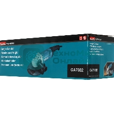 Угловая шлифовальная машина Makita GA7082 2700Вт 6600об/мин рез.шпин.:M14 d=180мм