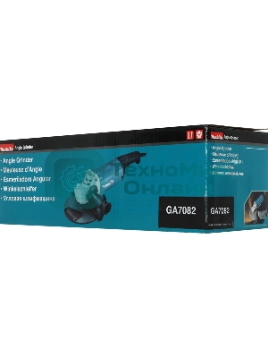 Угловая шлифовальная машина Makita GA7082 2700Вт 6600об/мин рез.шпин.:M14 d=180мм