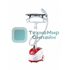 Отпариватель Kelli KL-825 белый/красный, 2800 Вт, 2000 мл