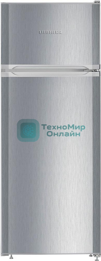 Холодильник Liebherr CTELE 2531-26 001 серебристый двухкамерный 189/44л морозилка сверху