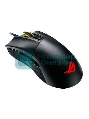 Мышь проводная ASUS ROG Gladius II Core черный, 6200 dpi, USB, кнопки - 6