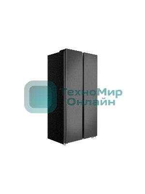 Холодильник Maunfeld MFF177NFSE нержавеющая сталь двухкамерный 263/170л морозилка сбоку, No Frost, Side by Side