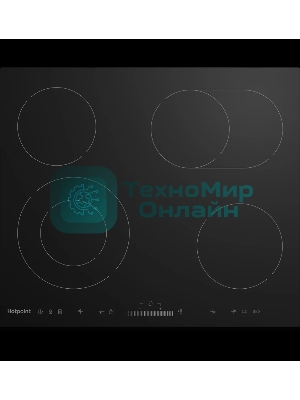 Электрическая варочная поверхность Hotpoint HR 6T5 B S, независимая, черный