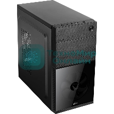 Компьютерный корпус Aerocool/Formula Cs-105, mATX, без БП, 187x361x355мм (ШxГxВ), USB 3.0 x1, USB 2.0 x1, металл 0,5мм, 120-мм вентилятор в комплекте, черный