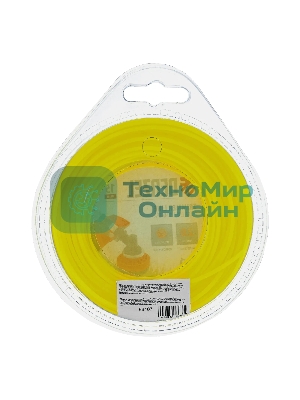 Леска для триммера Denzel круглая 2 мм х 15 м, блистер FLEX CORD