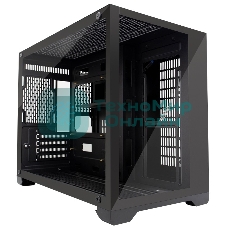 Компьютерный корпус 1STPLAYER MEGAVIEW MV6-T Black/mATX/MV6-TP-BK