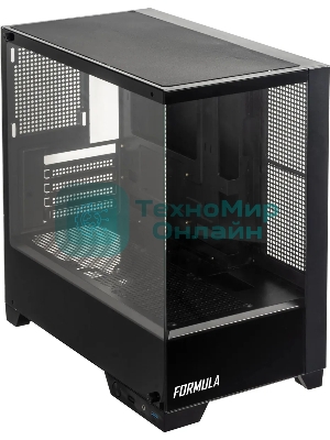 Компьютерный корпус AeroCool/Formula Cristal Z1M черный без БП mATX 2xUSB 2.0 1xUSB 3.0 audio bott PSU