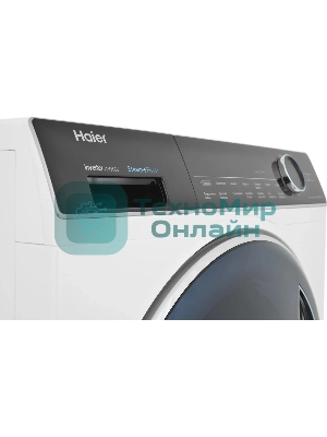 Стиральная машина Haier HWD80-BP14979 белый, загрузка фронтальная 8 кг, 5 кг - сушка, 1400 об/мин, класс: B