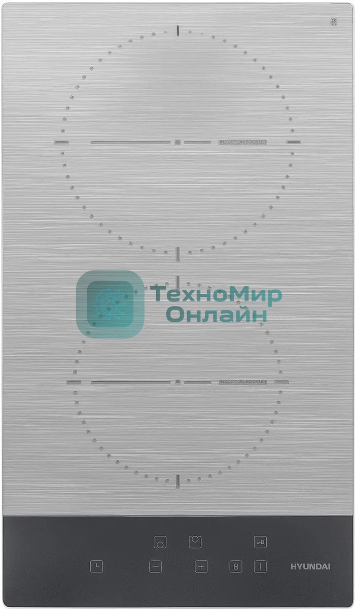 Индукционная варочная панель Hyundai HHI 3772 GR серебристый