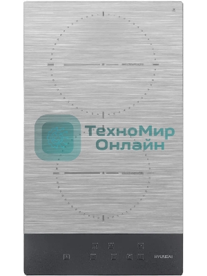 Индукционная варочная панель Hyundai HHI 3772 GR серебристый