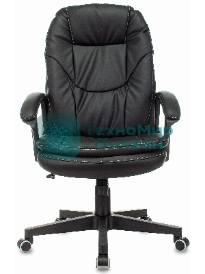 Кресло Бюрократ CH-868N Leather Venge черный, экокожа