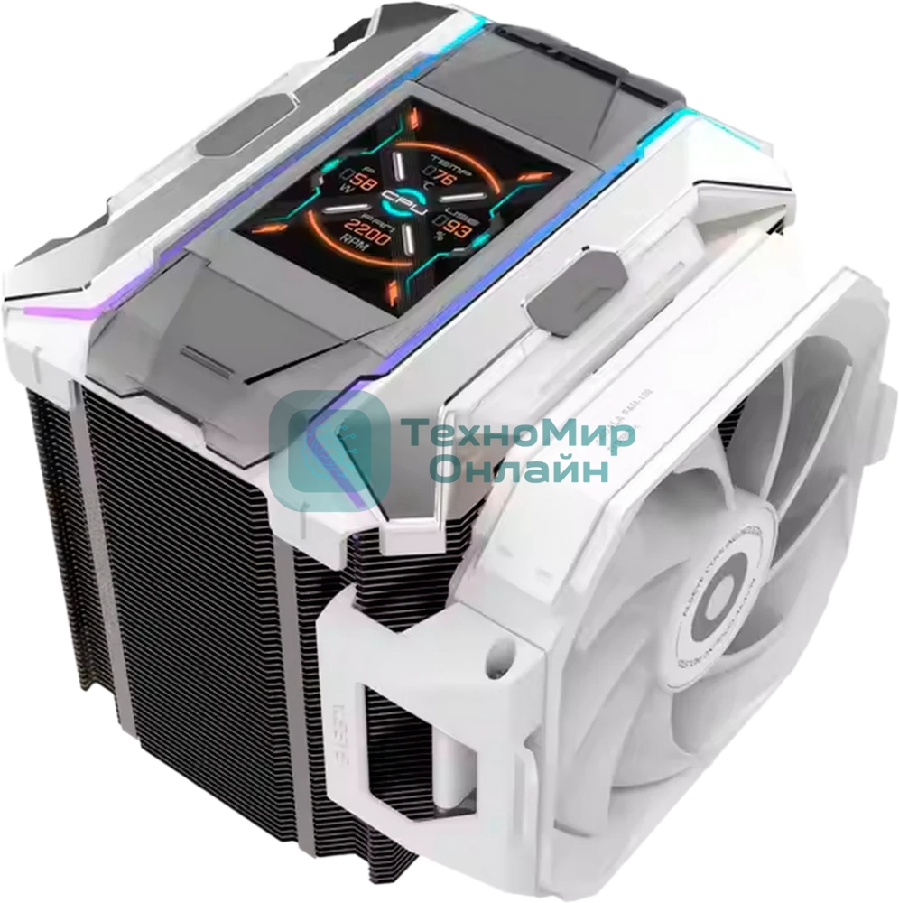 Вентилятор для процессора ALSEYE CPU COOLER i600 Pro-W(USA) белый 120мм алюминий+медь 2300rpm 35.3db 4-pin 300W 160мм