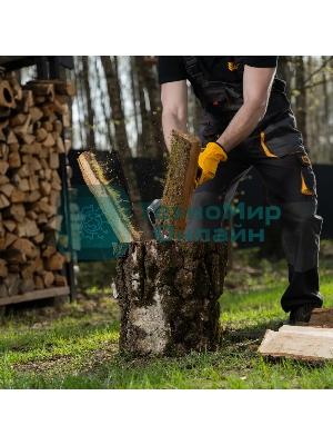 Топор кованый Denzel 1130 г, американский тип, буковая рукоятка, 430 мм, EFP