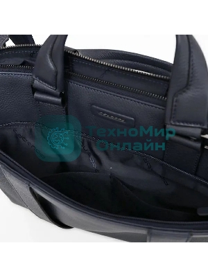 Сумка для ноутбука Piquadro Modus CA4021MOS/BLU синий натур.кожа