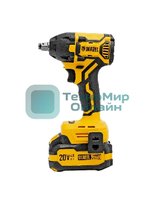 Гайковерт Denzel ударный аккумуляторный бесщет. CIWH-BL-20-350, Li-Ion, 20 В