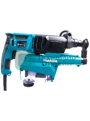 Перфоратор Makita HR2652 SDS+,800Вт,3реж,2.9Дж,0-4600у\м,3.0кг,чем,комплект д\сбора пыли с фильтро