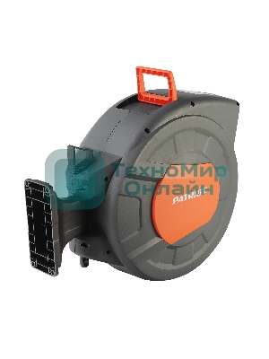 Шланг Patriot 520002440 пневматический армированный на автоматической катушке PHC 15/16H (прямой, гибрид , длина 15 м, диаметр 10х16, раб/макс давление  20/60 бар, мин/макс температура -5/45С, быстросъем рапид, резьба 1/4