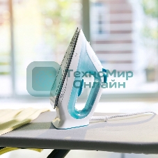 Утюг Braun SI 3041 GR TexStyle 3 белый/бирюзовый, 2350 Вт, 45 г/мин, 150 г/мин, 270 мл