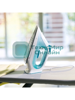 Утюг Braun SI 3041 GR TexStyle 3 белый/бирюзовый, 2350 Вт, 45 г/мин, 150 г/мин, 270 мл