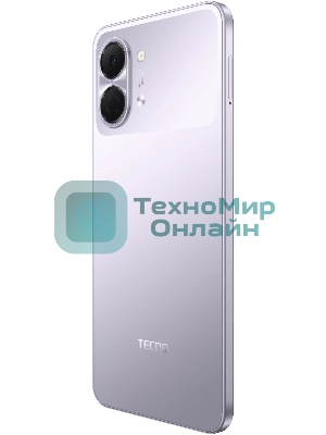 Смартфон Tecno Spark Go 3 64Gb 4Gb фиолетовый 3G 4G 2Sim 6.75