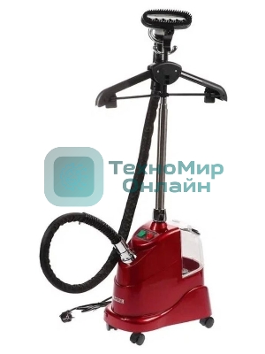 Отпариватель Kelli KL-9 красный, 2800 Вт, 90 г/мин, 3000 мл