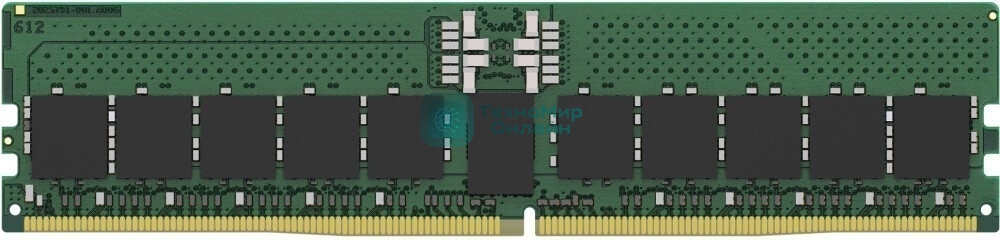 Оперативная память Kingston, DDR5, 32GB (1x32GB), 5600MHz, CL46, ECC, RDIMM