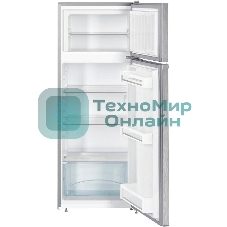 Холодильник Liebherr CTELE 2531-26 001 серебристый двухкамерный 189/44л морозилка сверху